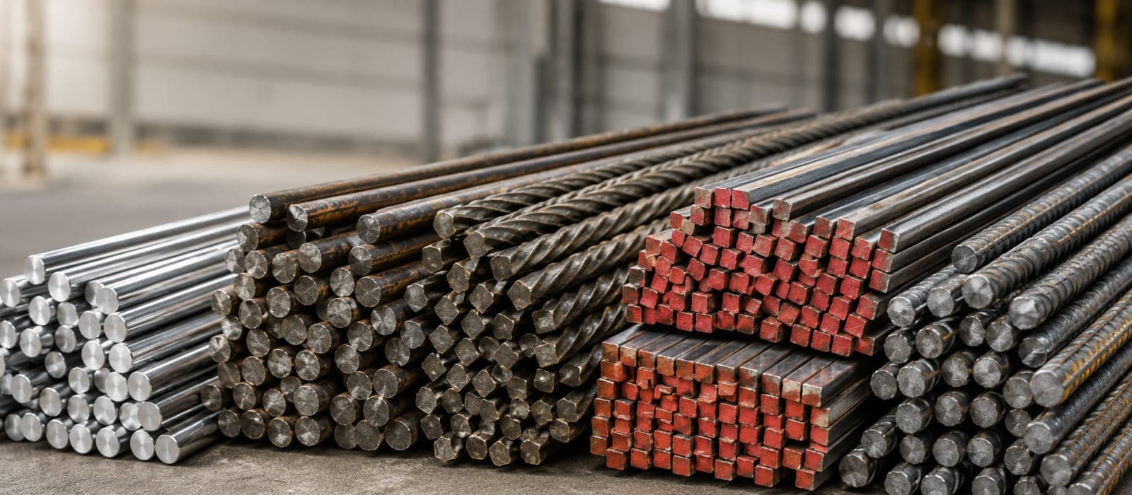 Varillas macizas para herrería y construcción