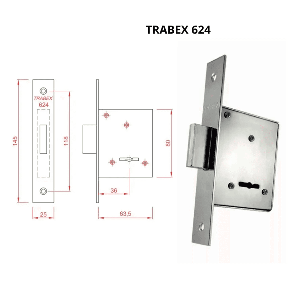 Cerrojo Trabex 624