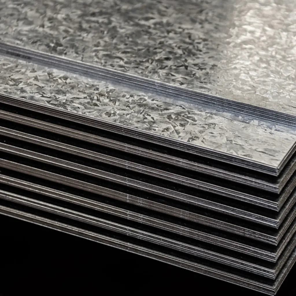 Chapa Galvanizada 14 (2.10 mm) x 1.22 x 2.44 Metros