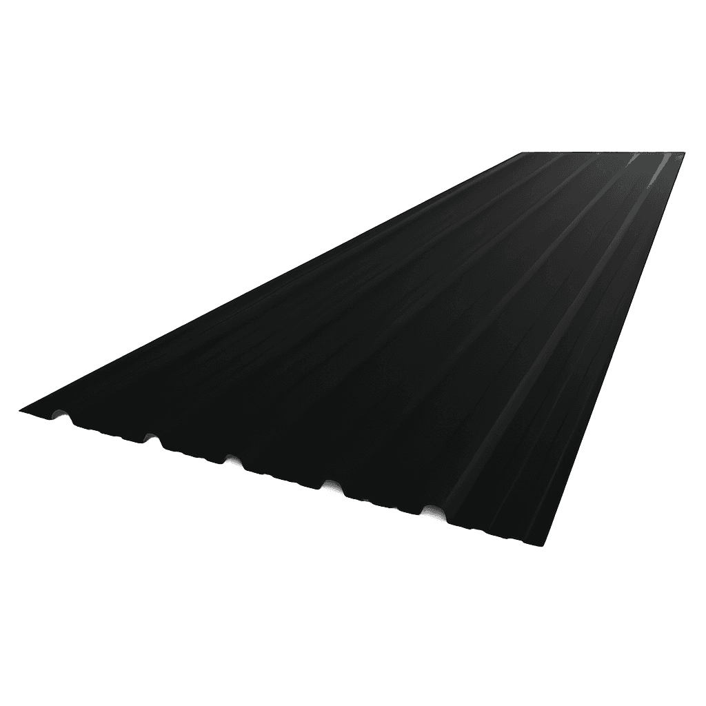 Chapa Trapezoidal Calibre 25 Negra