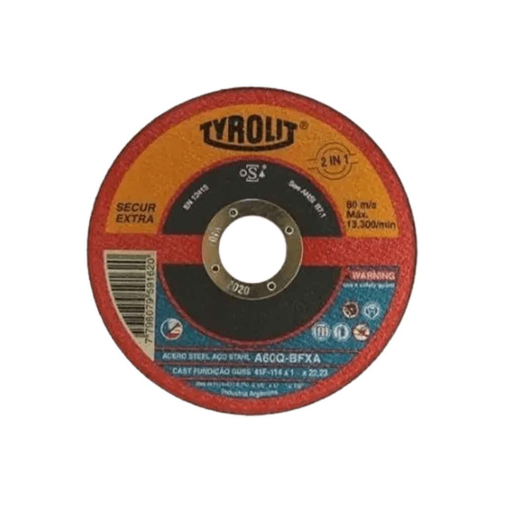 Disco de desbaste Tyrolit 4" (115 mm)