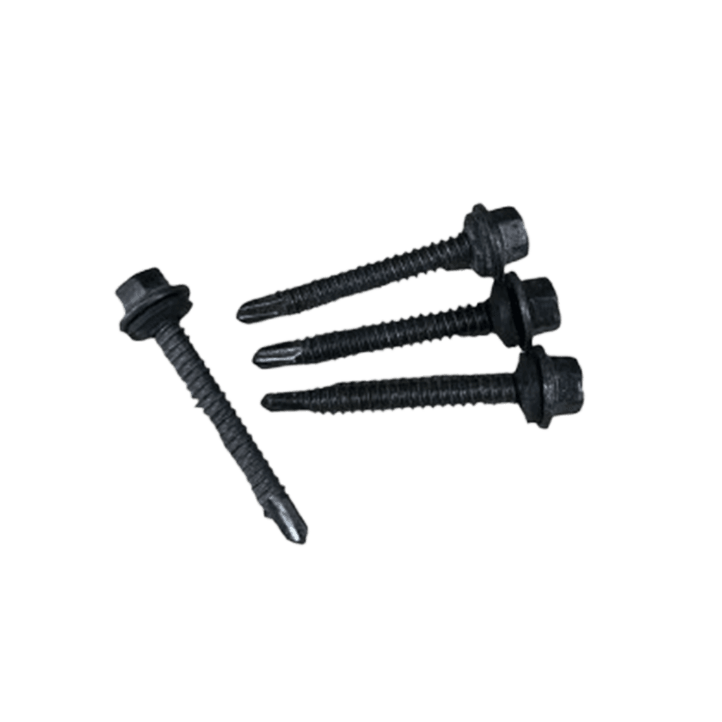 Tornillo Autoperforante 2" Punta Mecha Negro x 100 Unidades